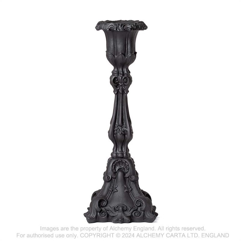 New Release! Alchemy Gothic SA22B Baroque candlestick - Black