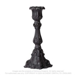 New Release! Alchemy Gothic SA22B Baroque candlestick - Black