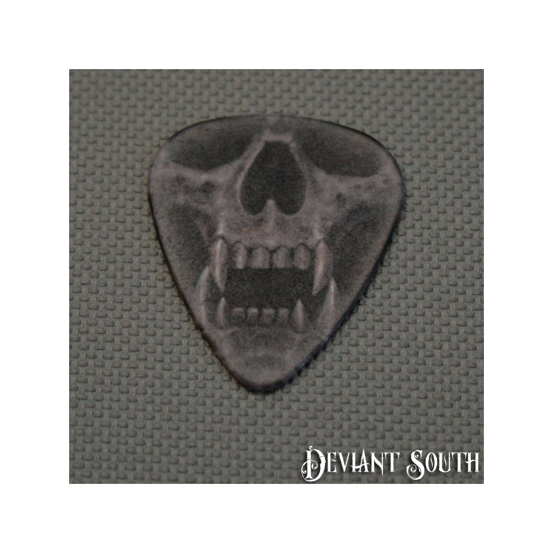 Double-sided Printed Plectrum - Vampire Skull