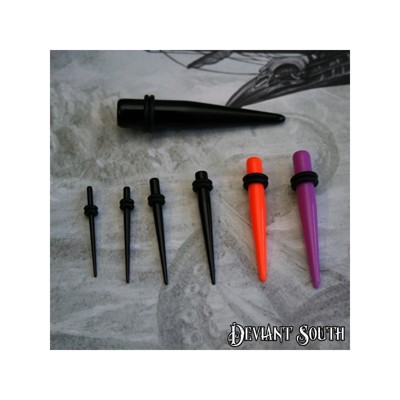 Acrylic Straight Ear Stretcher Taper (single)