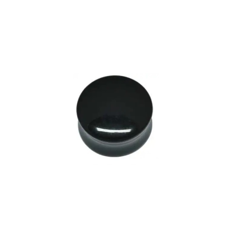 Acrylic Ear Plug - Black (sold per pair)