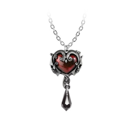 Alchemy Gothic P931 Petite Affair du Couer -- red heart skulls
