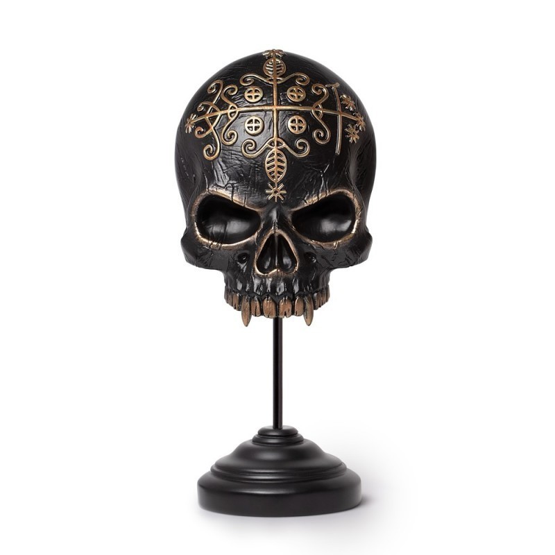 New Release! Alchemy Gothic V121 Voodoo Skull - Ornament & Wall Decoration
