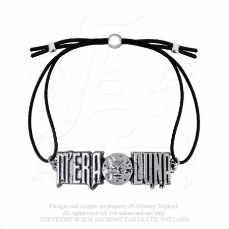 Alchemy Gothic AML4 M'era Luna: Moon Logo Bracelet