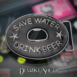 Save Water Drink Beer - Bottle-opener Buckle (belt not included)