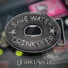 Save Water Drink Beer - Bottle-opener Buckle (belt not included)