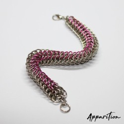 Apparition Atelier Pink Dragon Chainmaille Bracelet