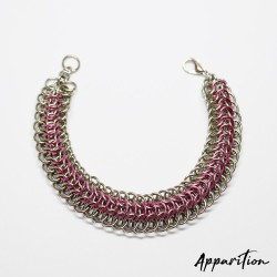 Apparition Atelier Pink Dragon Chainmaille Bracelet