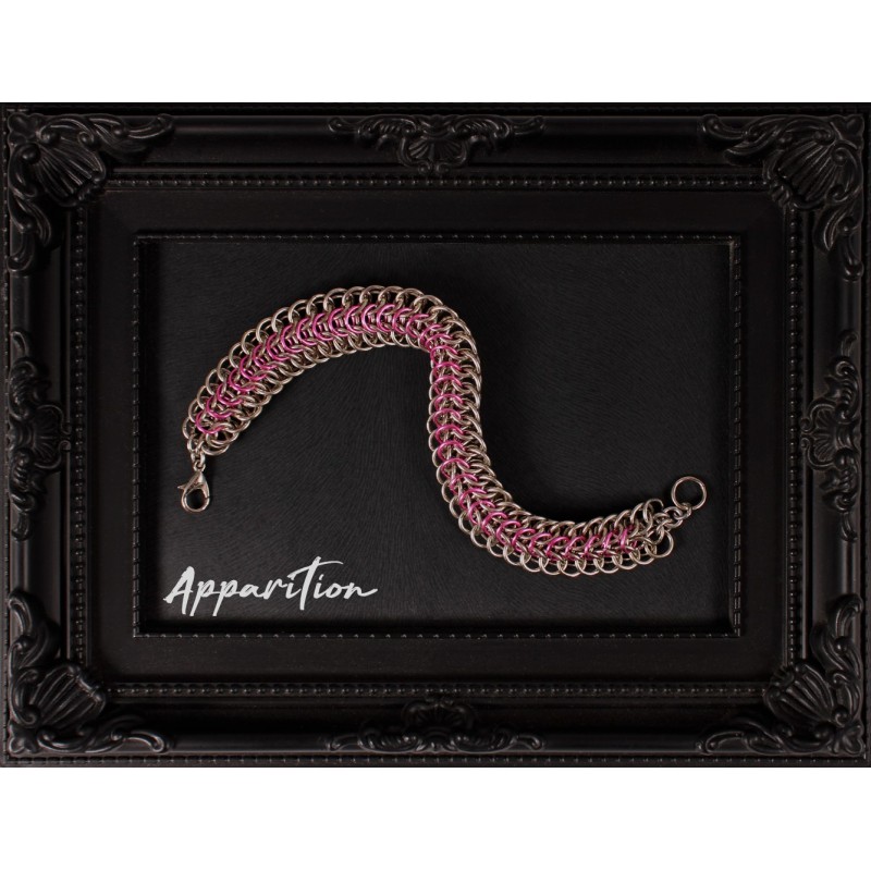 Apparition Atelier Pink Dragon Chainmaille Bracelet