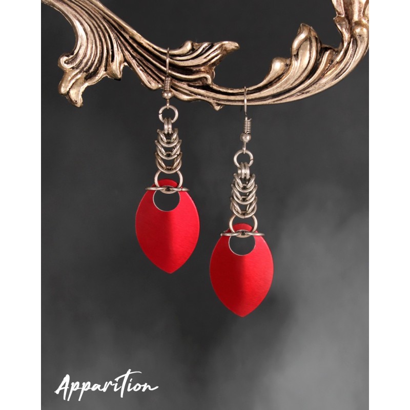 Apparition Atelier Blood Queen Scalemaille Earrings (pair)