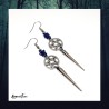 Apparition Atelier Blue Stevie Chainmaille Earrings (pair)