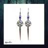 Apparition Atelier Purple Stevie Chainmaille Earrings (pair)
