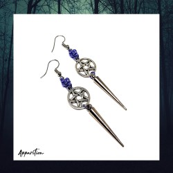 Apparition Atelier Purple Stevie Chainmaille Earrings (pair)