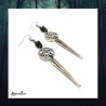 Apparition Atelier Green Stevie Chainmaille Earrings (pair)