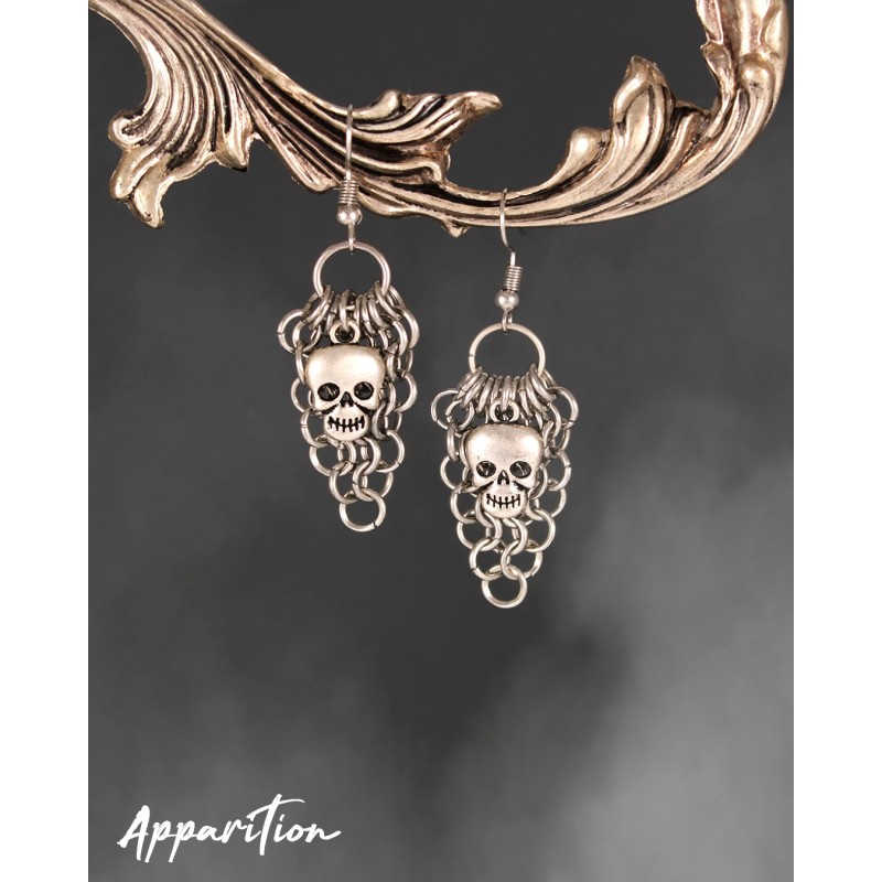 Apparition Atelier Dead on Arrival Chainmaille Earrings (pair)