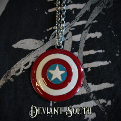 Captain America Shield Necklace