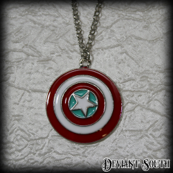Captain America Shield Necklace