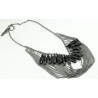Multi-layer Chain Black Drops Necklace