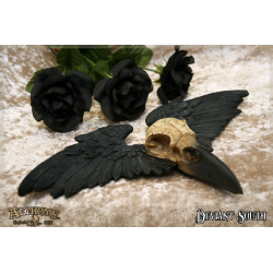 Alchemy Gothic V52 Ravenger -- bird skull wall resin plaque