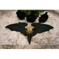 Alchemy Gothic V52 Ravenger -- bird skull wall resin plaque