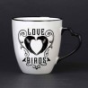Alchemy Gothic CM3 Love Birds Couple Mug Set