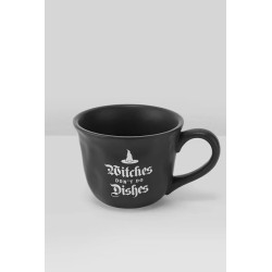 Killstar Witches Slogan Mug – Gothic Ceramic Coffee Cup, 350m