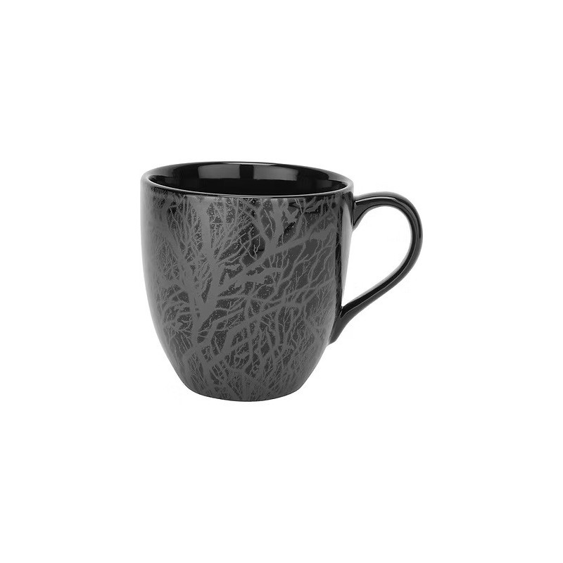 Killstar Wicked Woods XXL Mug – Black Gloss Ceramic Statement Cup, 590ml