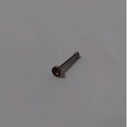 Nose Stud - Stainless Steel - Rhinestone (single)