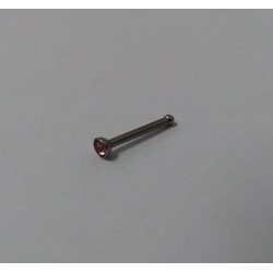 Nose Stud - Stainless Steel - Rhinestone (single)