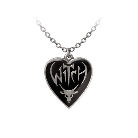 New Release! Alchemy Gothic P996 Witch -- Fine English Pewter necklace