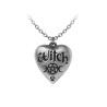 New Release! Alchemy Gothic P996 Witch -- Fine English Pewter necklace