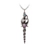 New Release! Alchemy Gothic P999 Lunacorn Wand -- Fine English Pewter necklace