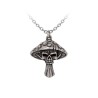 New Release! Alchemy Gothic P1004 Death Cap -- Fine English Pewter necklace