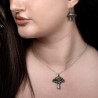 New Release! Alchemy Gothic P1004 Death Cap -- Fine English Pewter necklace