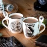 New Release! Alchemy Gothic ALMUG25 Poe's Raven: Mug and Spoon Set