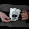 New Release! Alchemy Gothic ALMUG28 Saint/Sinner: Cat Mug with Heart Handle (Single)