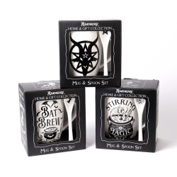 Alchemy Gothic ALMUG23 Baphomet: Mug and Spoon Set