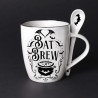 Alchemy Gothic ALMUG21 Bat Brew: Mug and Spoon Set