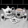 Alchemy Gothic ALMUG20 Purrfect Brew: Mug and Spoon Set