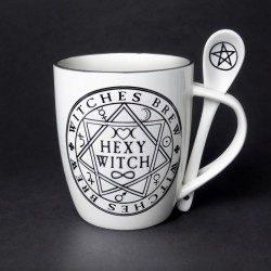 Alchemy Gothic ALMUG15 Hexy Witch: Mug and Spoon Set