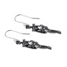 Alchemy Gothic E9 Skeleton Dropper Earrings (pair)