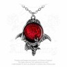 Alchemy Gothic P447 Blood Moon pewter pendant necklace