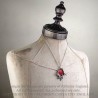 Alchemy Gothic P447 Blood Moon pewter pendant necklace