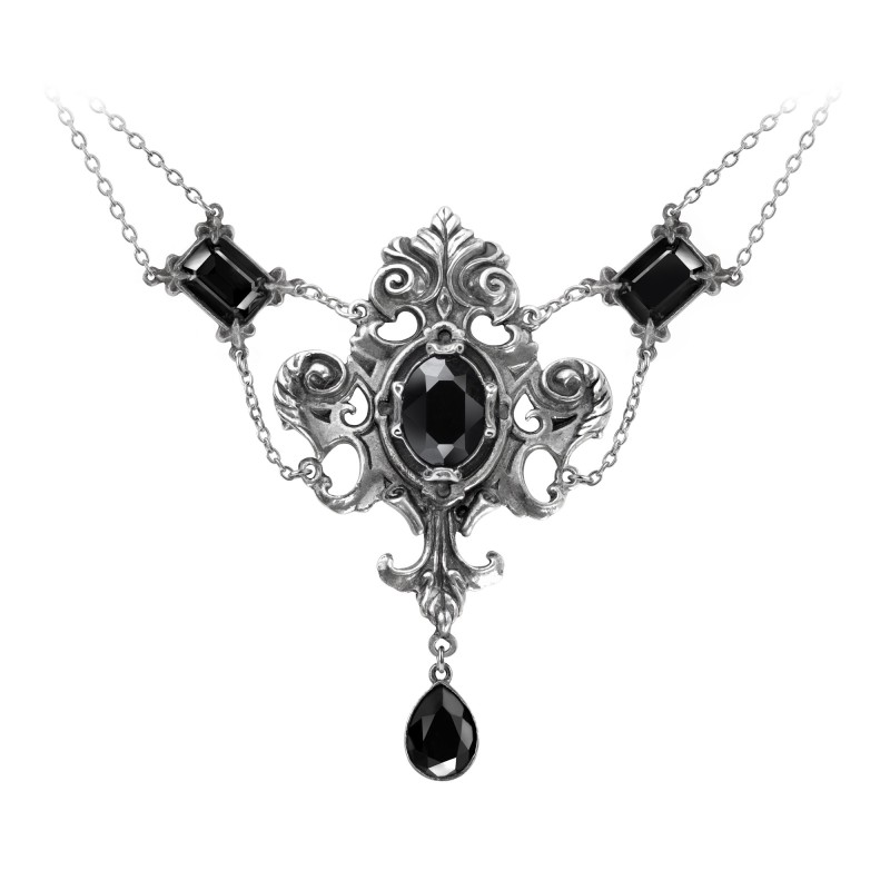 Alchemy Gothic P503B Queen of the Night pewter pendant necklace