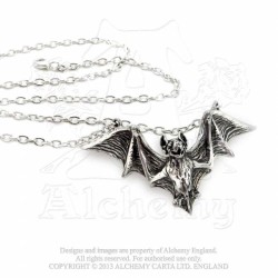 Alchemy Gothic P597 Om Strygia pendant necklace