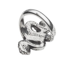 Alchemy Gothic AG-R221 Kraken ring -- leviathan inspired