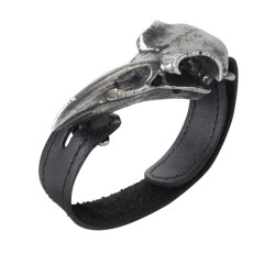 Alchemy Gothic A105 Rabeschadel Leather Wriststrap