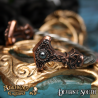 Alchemy Gothic A107 Thunder Torque pewter bangle