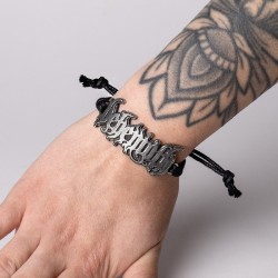 Alchemy Gothic HRWL458 Behemoth: Logo Corded Wrist Strap