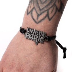 Alchemy Gothic HRWL464 Linkin Park: Lettering Logo Corded Wrist Strap